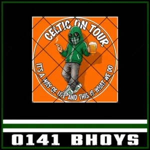 Celtic On Tour 8x8cm It's a Way of Life and This Is What We Do Stickers