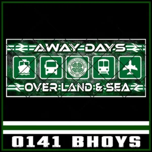 Over Land & Sea 12x5cm Over Land & Sea Stickers