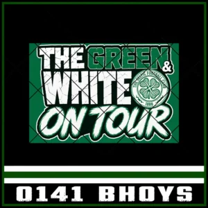 The Green & White On Tour Stickers