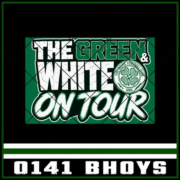 The Green & White On Tour Stickers