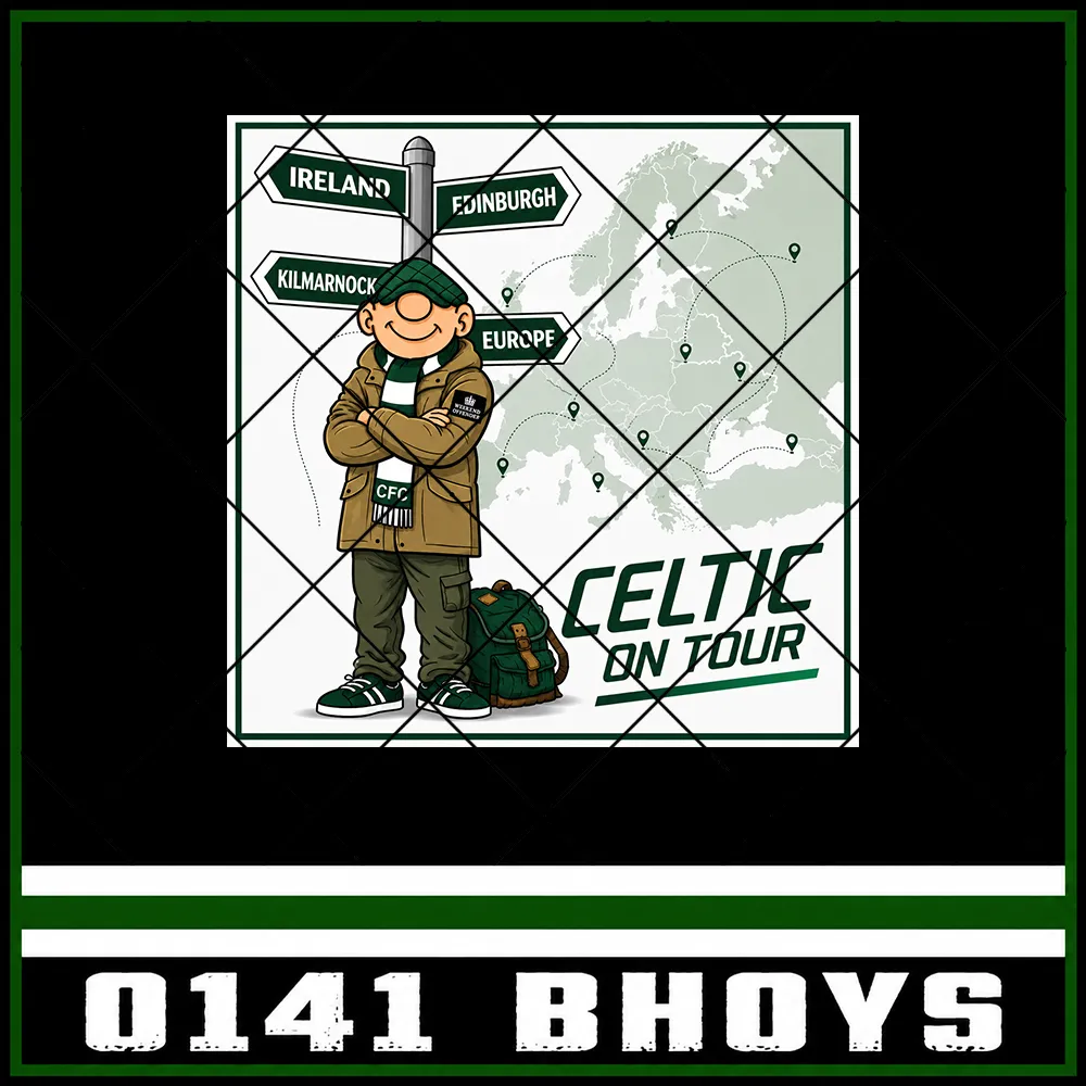 Celtic On Tour Stickers